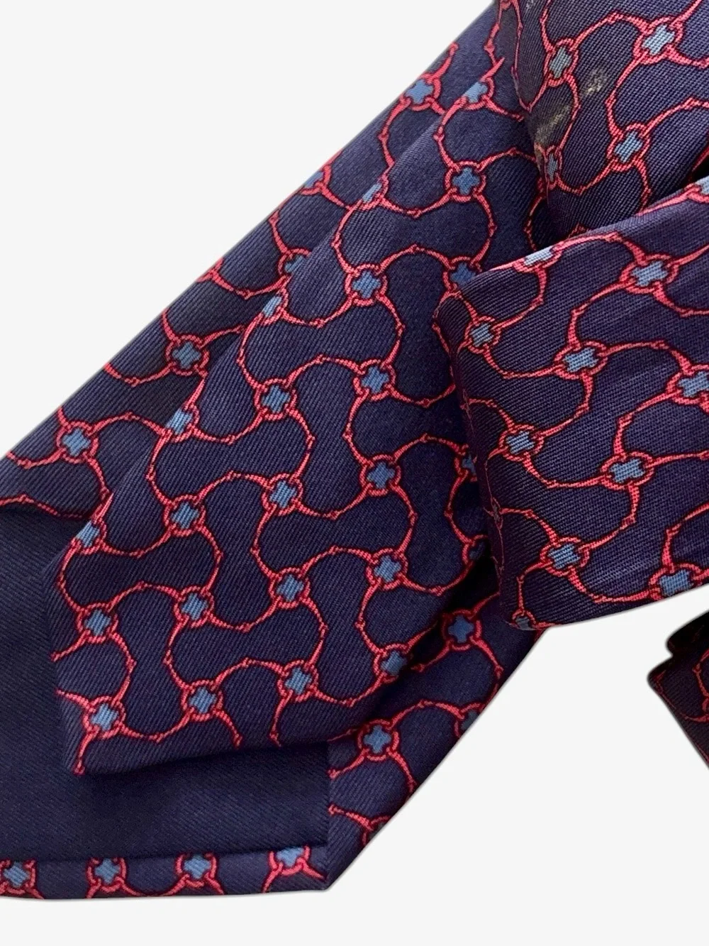 HERMÈS silk tie